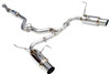 Invidia N1 Catback Exhaust With Stainless Steel Tips For 15-21 Subaru WRX - HS15STIGTP