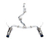 Invidia N1 Catback Exhaust With Titanium Tips For 2022+ Subaru WRX - HS22WRXGTT