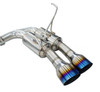 Invidia R400 Catback Exhaust With Quad Titanium Tips For 2022+ Subaru WRX - HS22WRXGM4ST