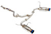 Invidia N1 Catback Exhaust With Titanium Tips For 08-14 Subaru STI - HS11STIGTT