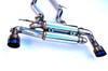 Invidia R400 Catback Exhaust With Titanium Tips For 2020+ Toyota Supra 3.0L - HS19TSP4VGM1GT