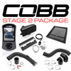 Cobb Stage 2 Power Package Black For 22-23 Subaru WRX 6MT - SUB0060020-BK