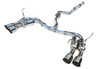Invidia Gemini R400 Catback Exhaust With Stainless Steel Tips For 15-21 Subaru WRX - HS15STIGM4SS