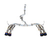 Invidia Gemini R400 Catback Exhaust With Titanium Tips For 15-21 Subaru WRX - HS15STIGM4ST