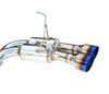 Invidia Gemini R400 Catback Exhaust With Titanium Tips For 15-21 Subaru WRX - HS15STIGM4ST