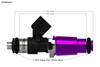 Injector Dynamics ID1050X Injectors For Volkswagen VR6 (12V) - 1050.60.14.14B.6