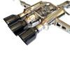 Invidia R400 Catback Exhaust With Black SS Tips For 2022+ Honda Civic Type R - HS22CTRFGM3SBL