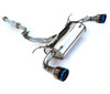 Invidia Q300 Catback Exhaust With Titanium Tips For 13-17 Subaru BRZ - HS12SSTG3T
