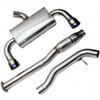 Invidia Q300 Catback Exhaust With Titanium Tips For 08-16 Mitsubishi Evo X - HS09MEXG3T
