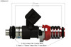 Injector Dynamics 1050X Fuel Injectors With Adapters For 07-20 Subaru STI - 1050.48.11.WRX.4
