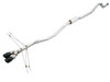AWE Track Edition Catback Exhaust With Dual Black Tips For 17-20 Honda Civic Si - 3020-33066