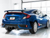 AWE Track Edition Catback Exhaust With Dual Black Tips For 17-20 Honda Civic Si - 3020-33066
