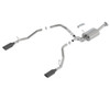 Borla Touring Catback Exhaust With Black Tips For 19-24 Ram 1500 5.7L - 140758BC Borla Touring Catback Exhaust With Black Tips For 19-24 Ram 1500 5.7L - 140758BC