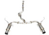 Invidia N1 Catback Exhaust With Stainless Steel Tips For 08-14 Subaru STI - HS11STIGTP