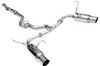 Invidia N1 Catback Exhaust With Stainless Steel Tips For 08-14 Subaru STI - HS11STIGTP