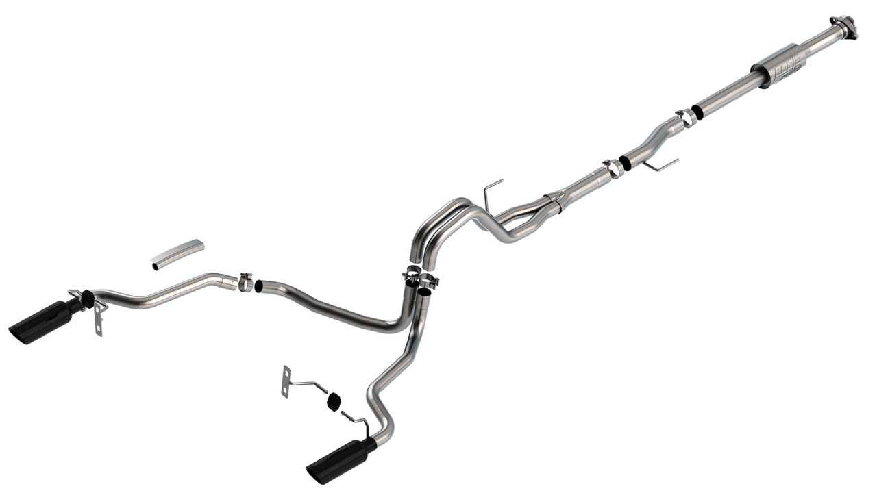 Borla Atak Catback Exhaust With Black Tips For 21-22 Ford F-150 Ecoboost - 140864BC