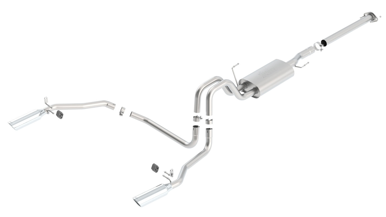 Borla Atak Catback Exhaust With Chrome Tips For 11-14 Ford F-150 5.0L - 140417