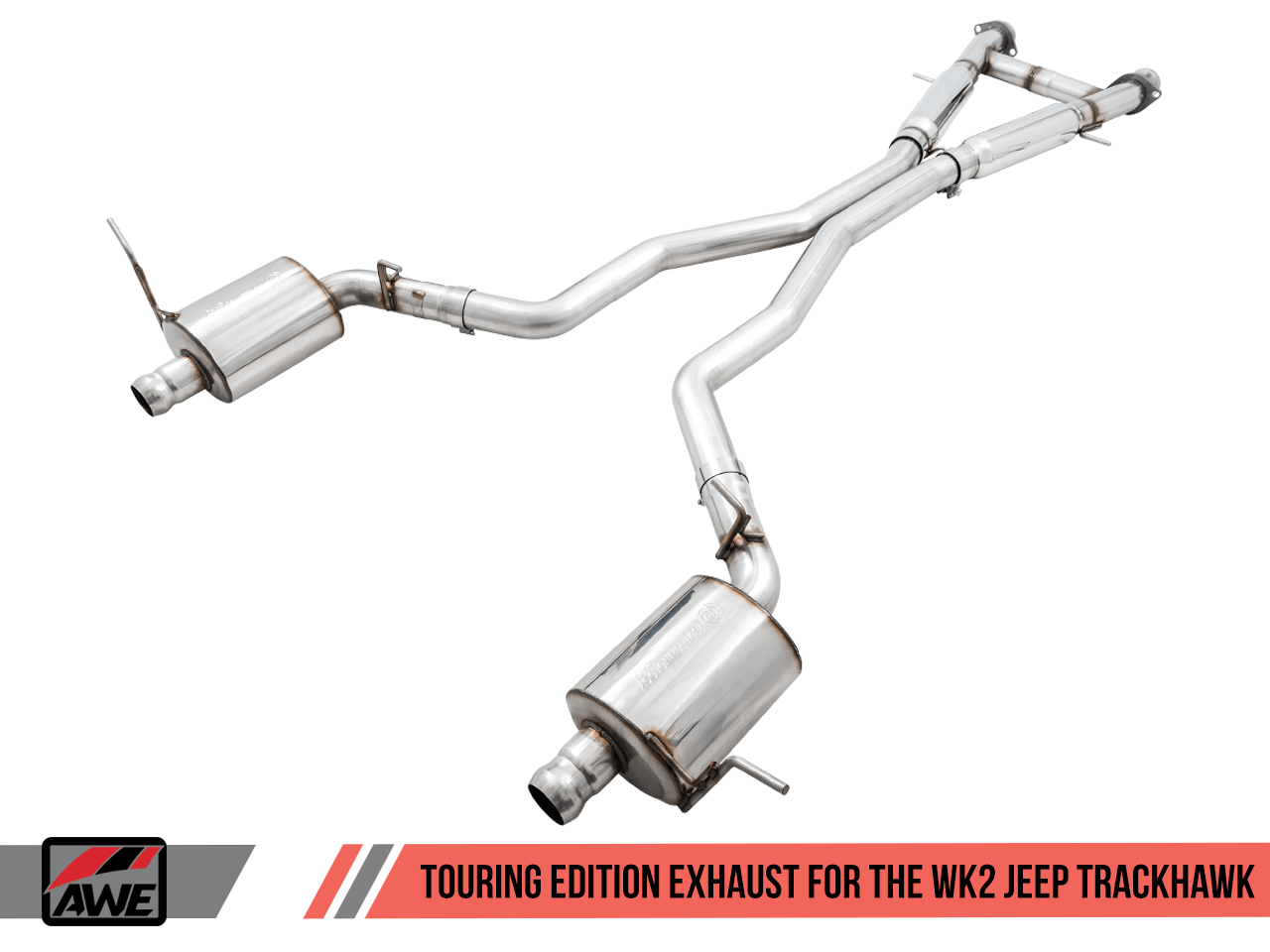 AWE Touring Edition Catback Exhaust For 18-21 Jeep Trackhawk - 3015-31017