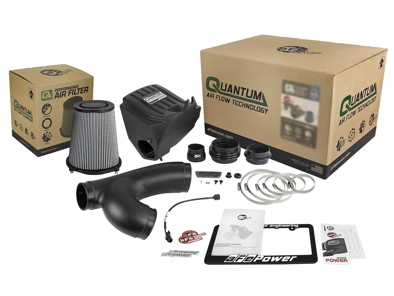 aFe Quantum Pro Dry S Cold Air Intake For 2017+ Ford Raptor Ecoboost - 53-10008D