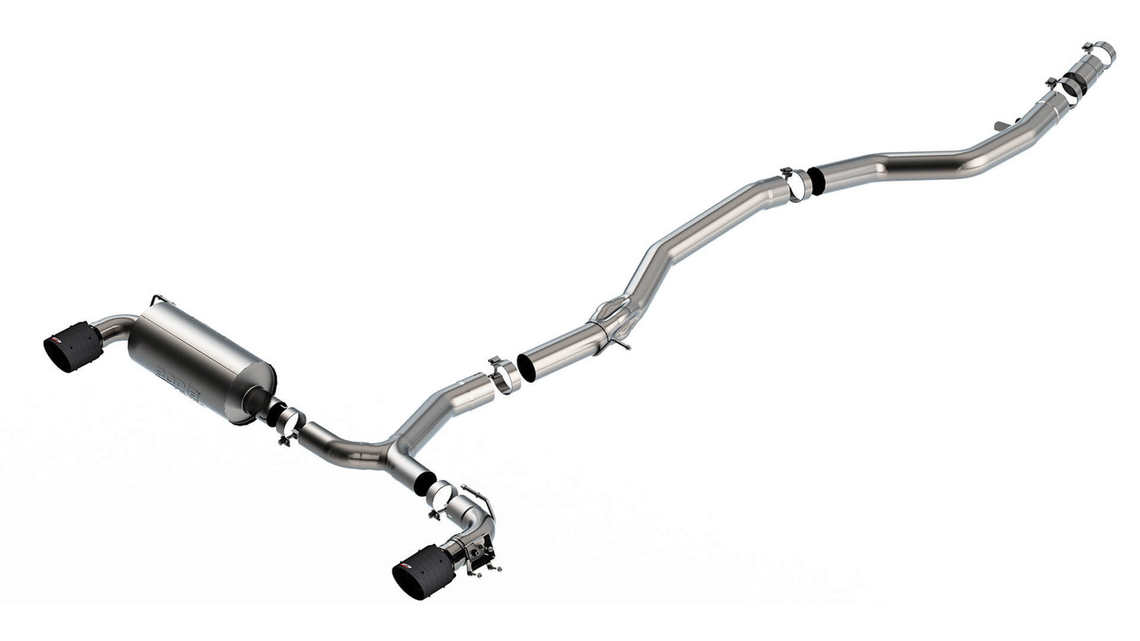 Borla Atak Catback Exhaust With CF Tips For 20-22 Toyota Supra - 140826CFBA