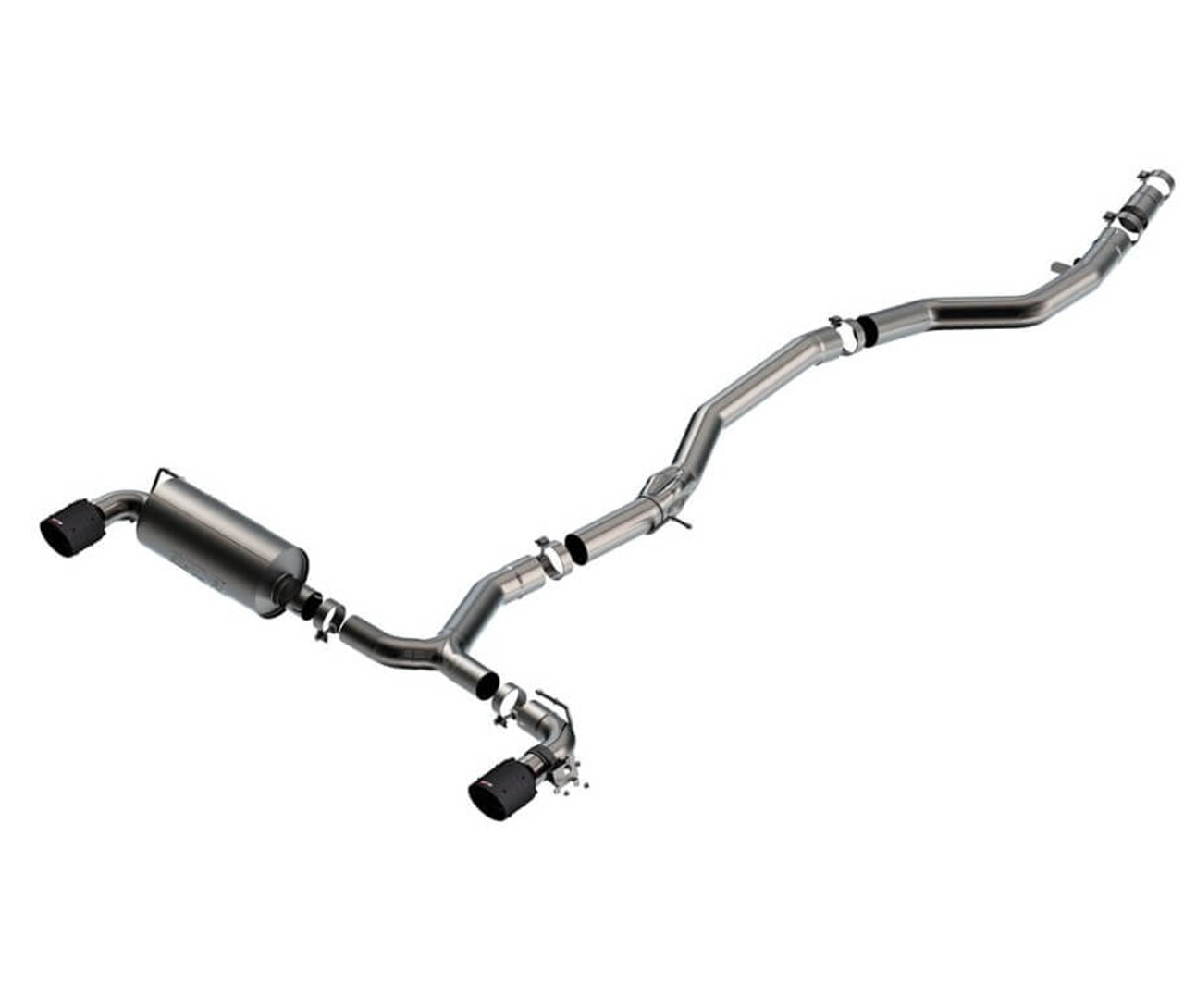 Borla Atak Catback Exhaust With Carbon Fiber Tips For 20-25 Toyota Supra - 140826CFBA