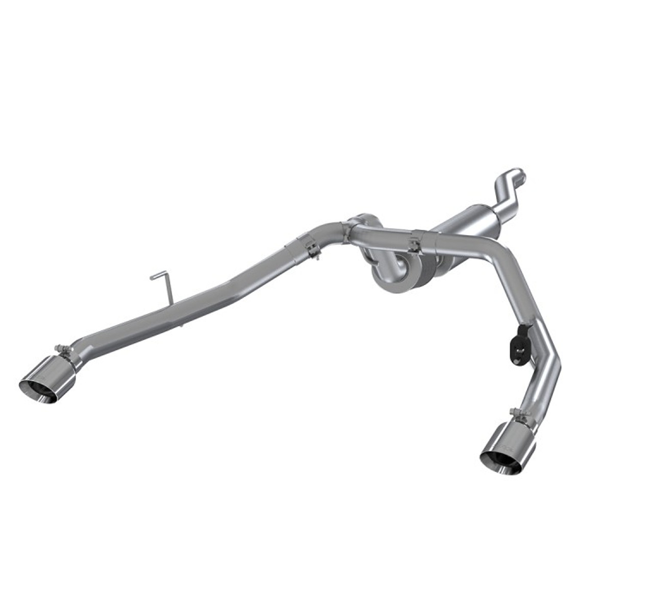 MBRP 3” Armor Lite Dual Exit Catback Exhaust For 20-25 Jeep Gladiator 3.6L - S5538AL