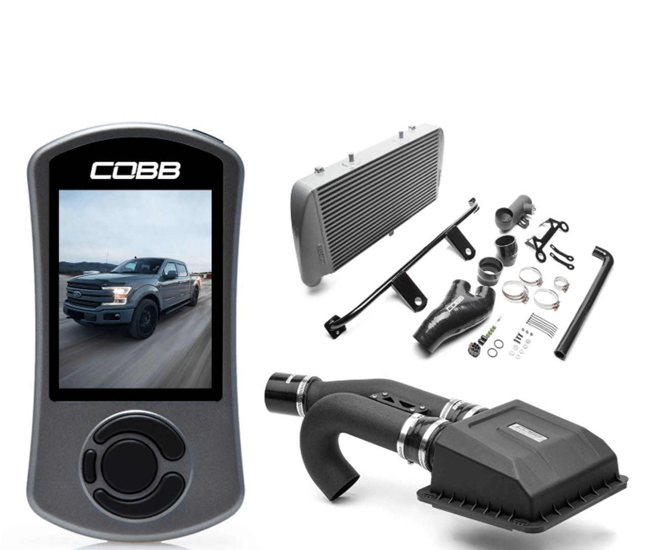 Cobb Stage 2 Power Package Silver With TCM For 17-19 F-150 Ecoboost 3.5L - FOR0060020SL-TCM