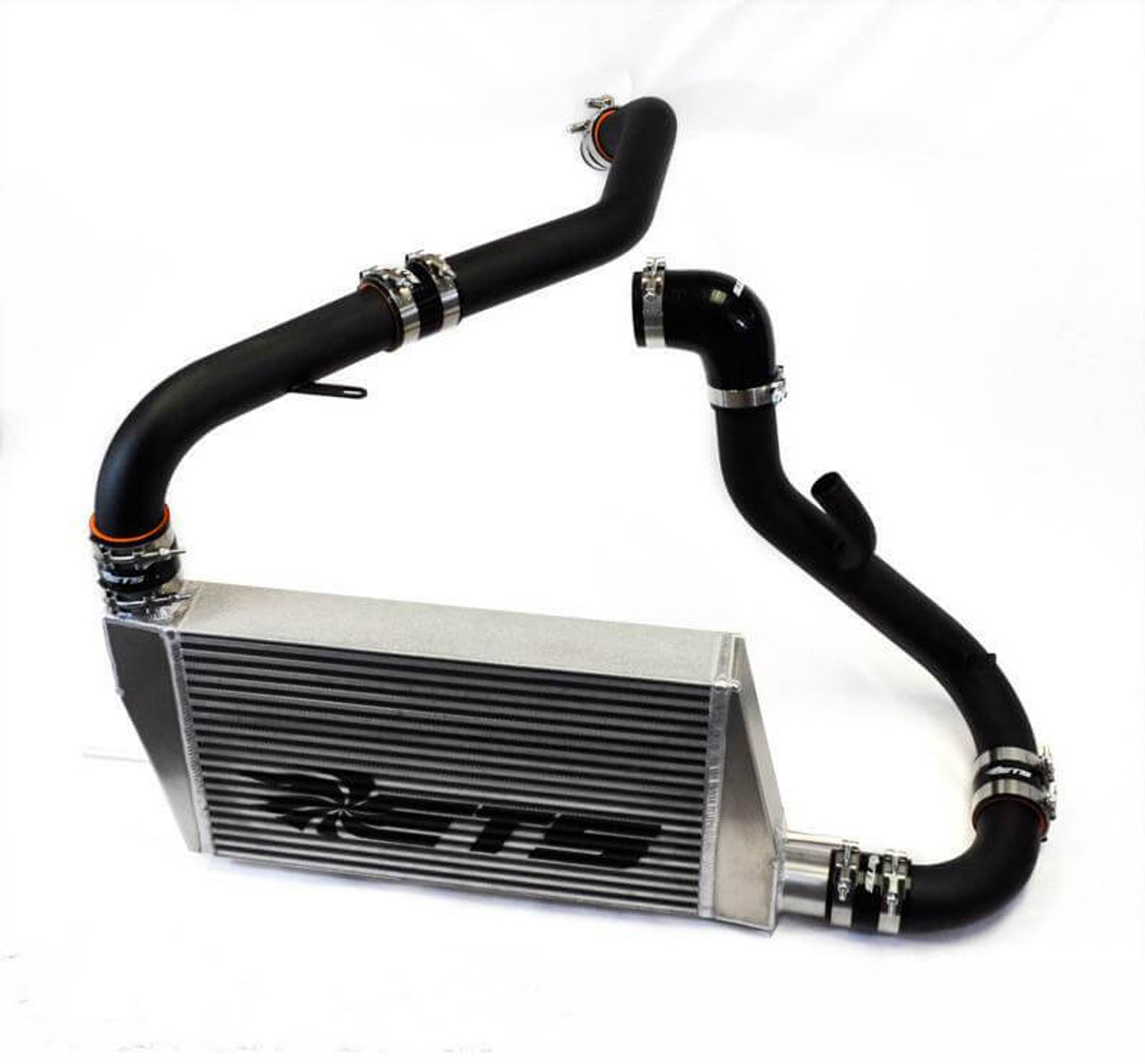 ETS 3” Silver Intercooler Kit With Black Piping For Mitsubishi Evo X - 100-10-ICK-001