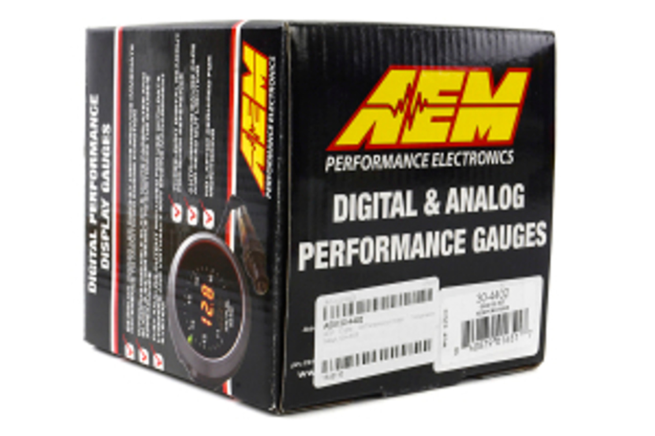 AEM 30-4402 Oil / Transmission / Water Temperature 52MM Digital Gauge