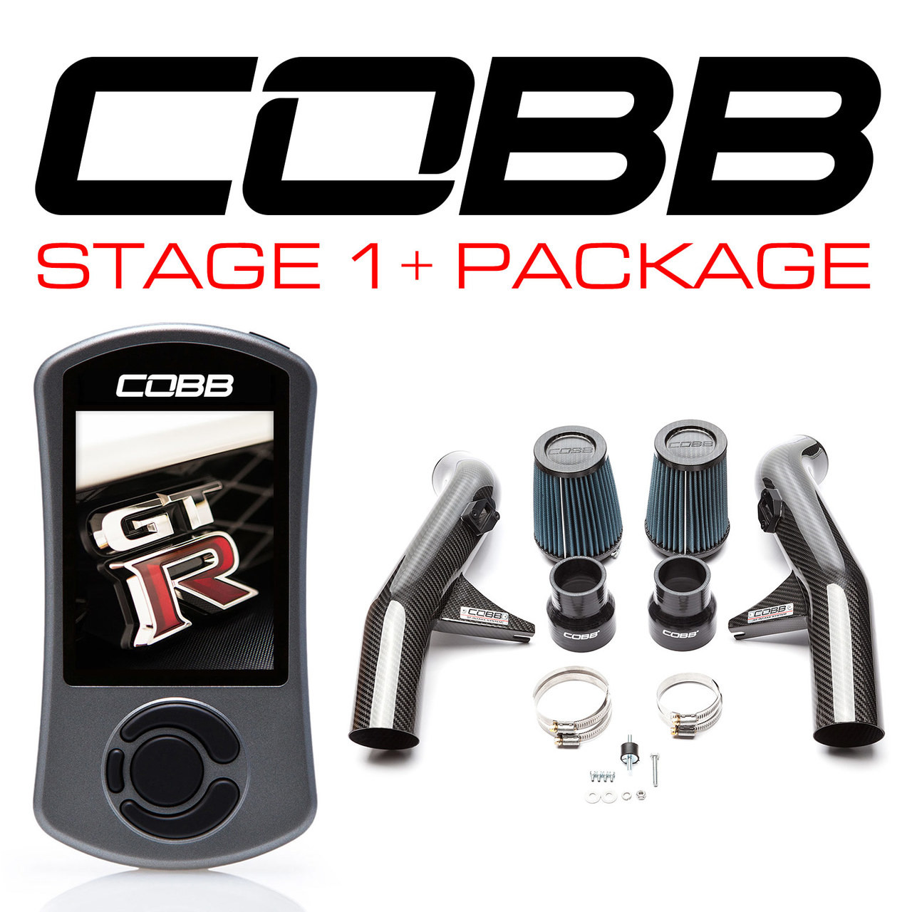 Cobb Stage 1+ Carbon Fiber Power Package With TCM Flashing For 09-14 Nissan GT-R - NIS006011PCF