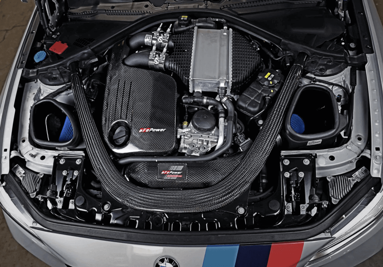 aFe Track Series Carbon Fiber 5R Cold Air Intake For 19-21 BMW M2 Competition 3.0L - 57-10006R