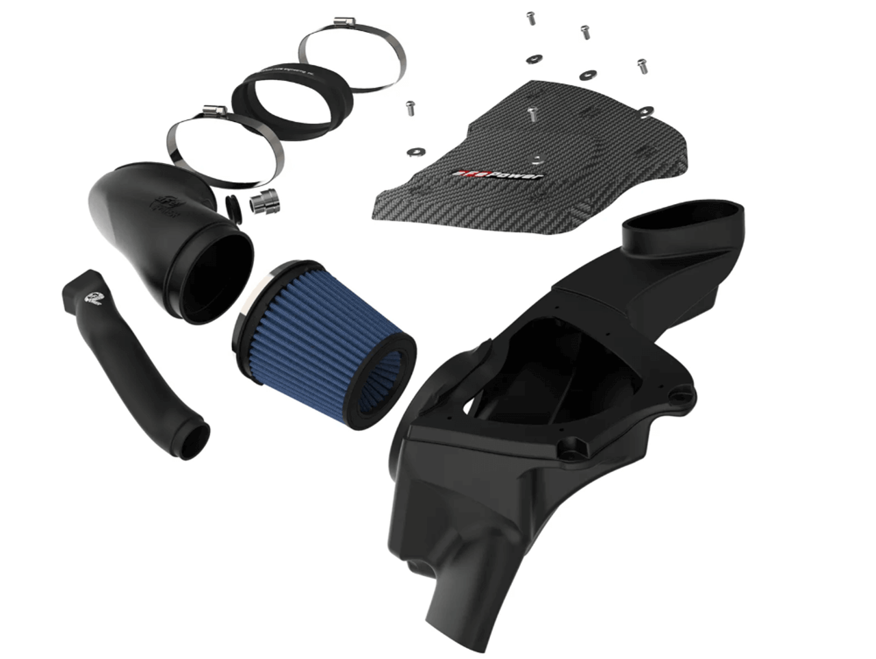 aFe Magnum Force CF Look Pro 5R Cold Air Intake For 08-13 BMW M3 4.0L - 54-82952-C