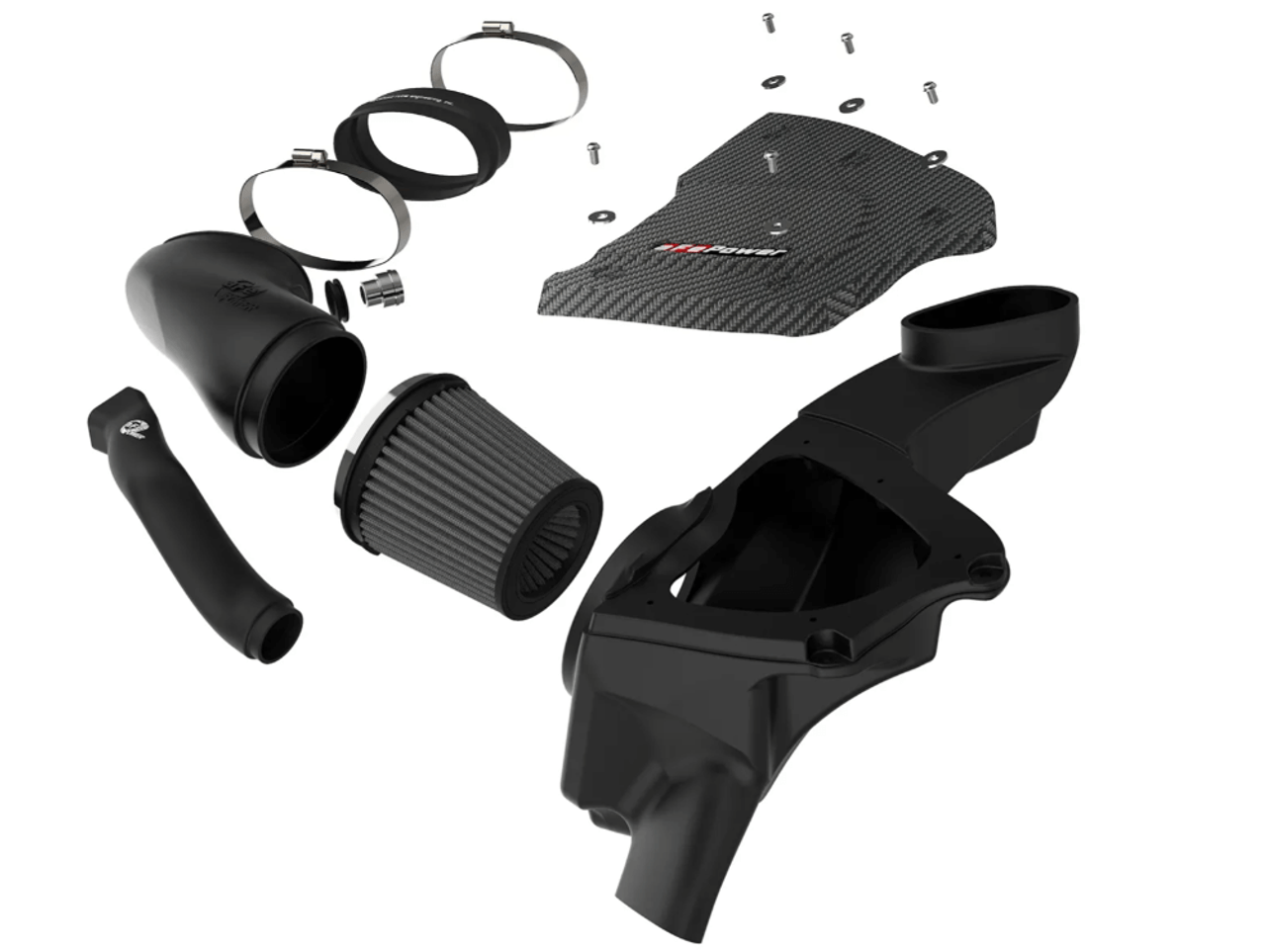 aFe Magnum Force CF Look Pro Dry S Cold Air Intake For 08-13 BMW M3 4.0L - 51-82952-C