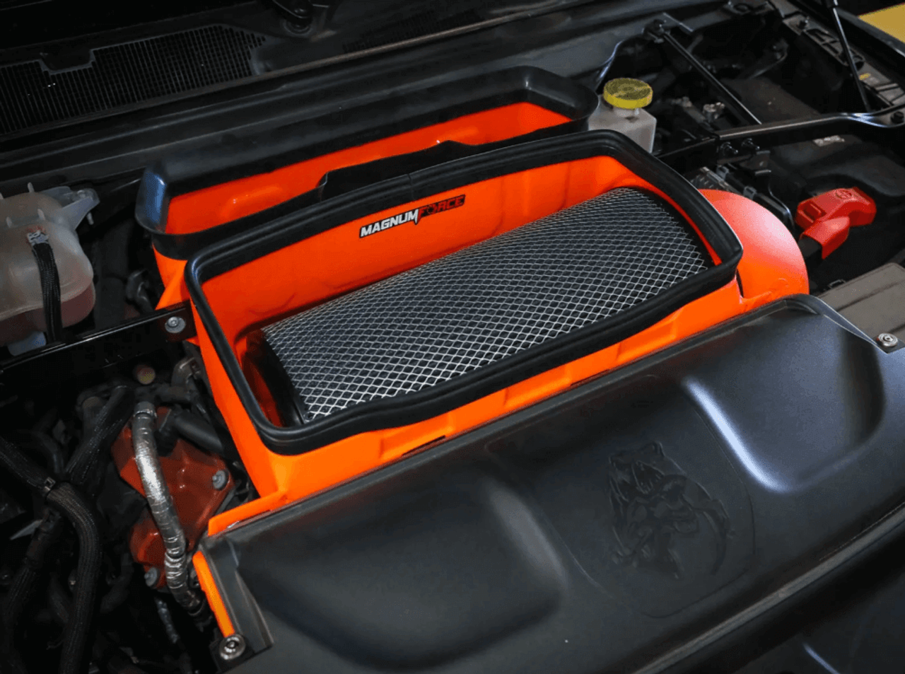aFe Magnum Orange Edition Pro 5R Cold Air Intake For 21-24 Ram 1500 TRX - 54-13072KN