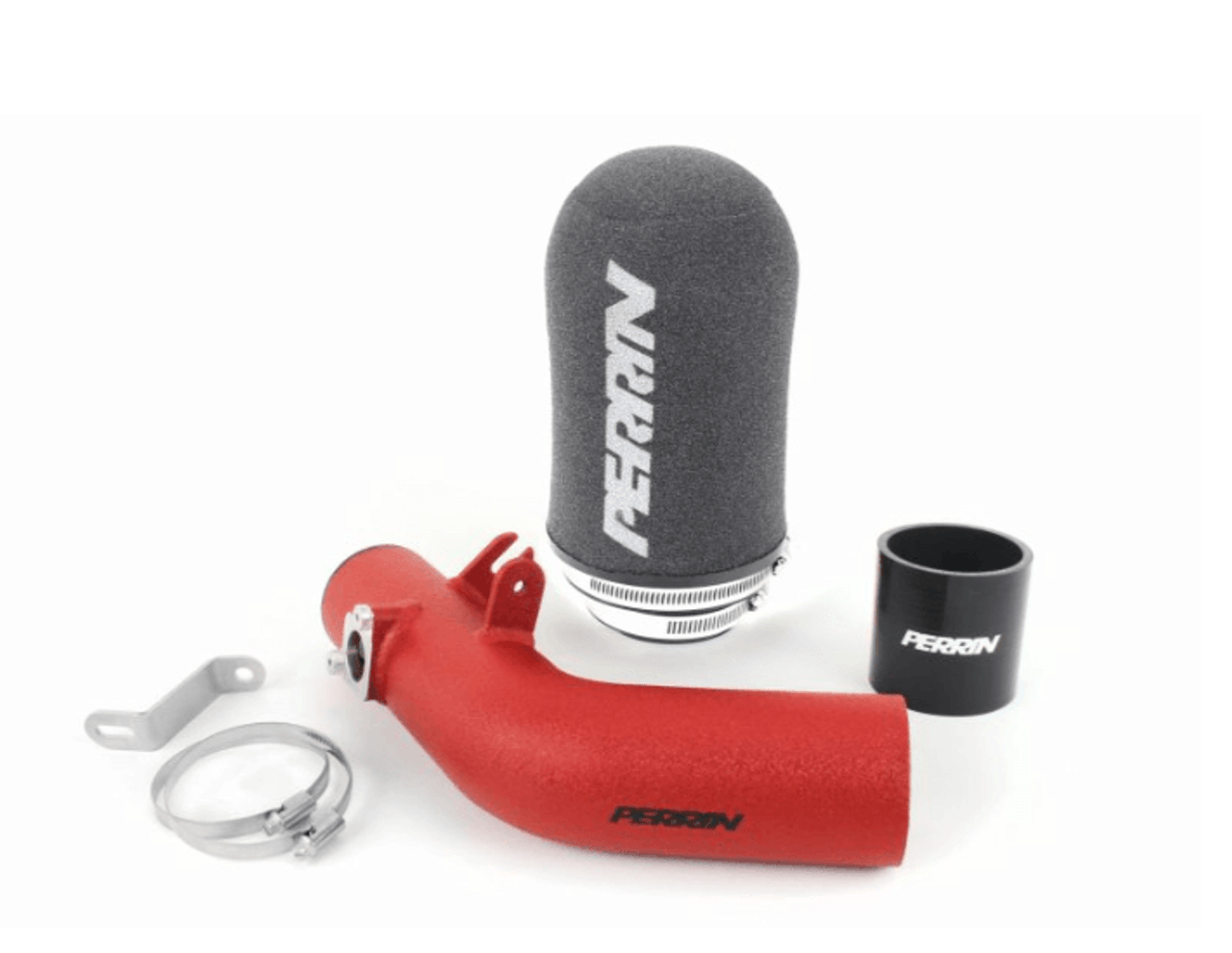 Perrin Red Cold Air Intake For 04-14 Subaru WRX - PSP-INT-322RD