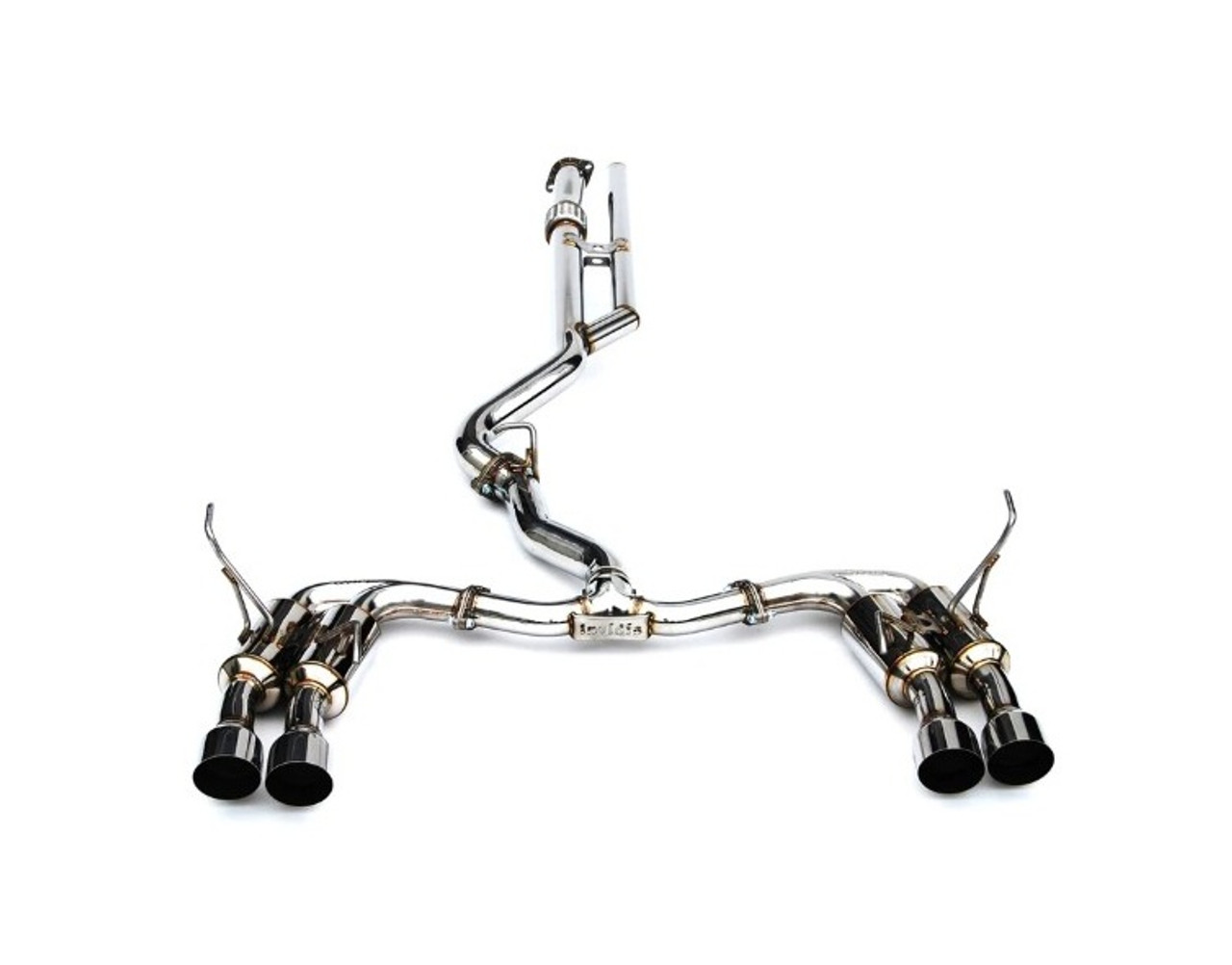 Invidia R400 Catback Exhaust With Quad Stainless Steel Tips For 2022+ Subaru WRX - HS22WRXGM4SS