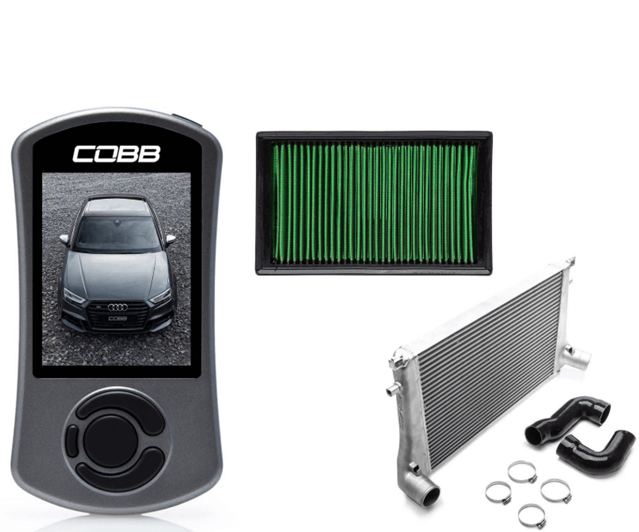 Cobb Stage 2 Power Package With S Tronic Flashing For 15-20 Audi S3 (8V) - VLK0030020-DSG-A