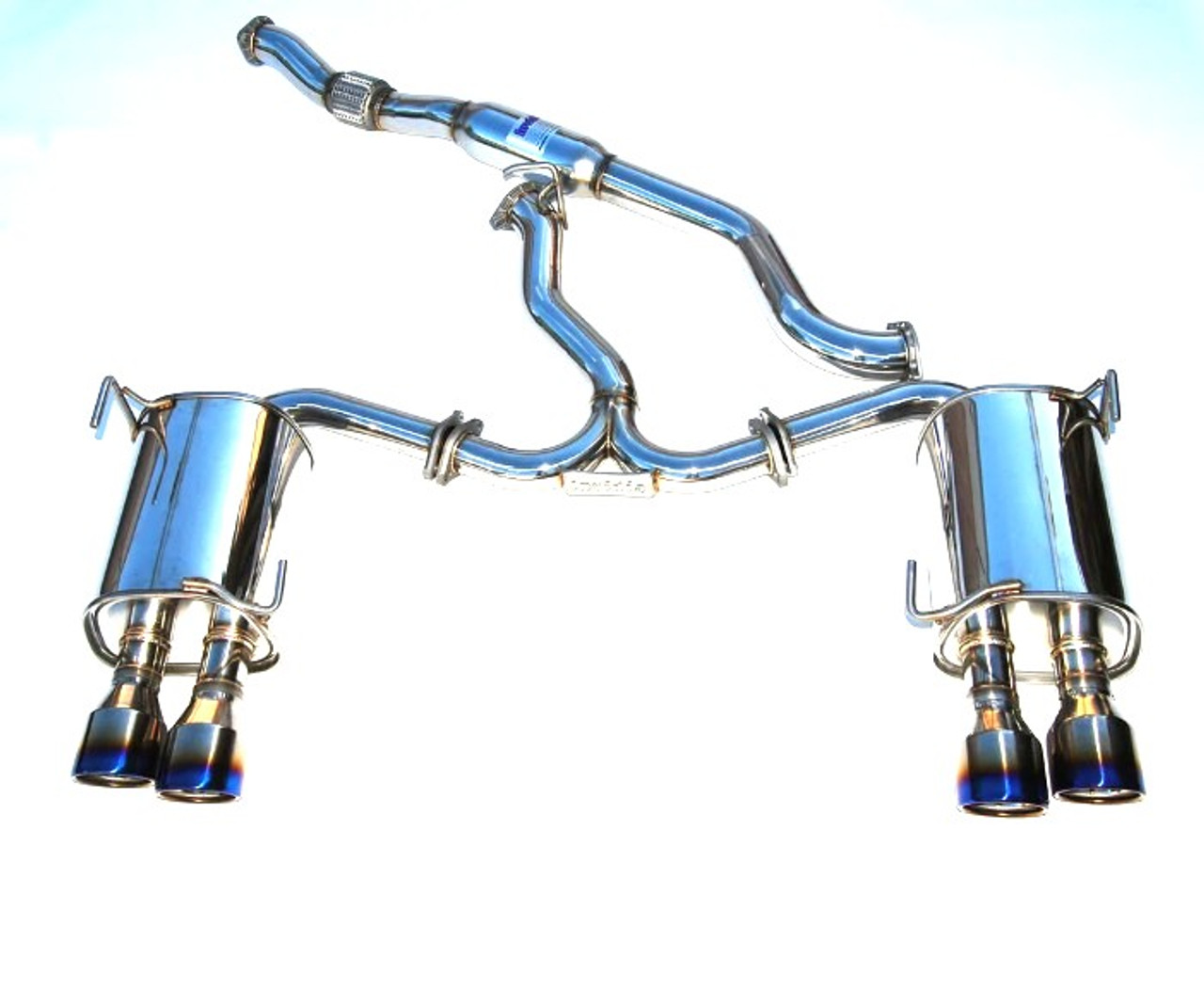 Invidia Q300 Catback Exhaust With Titanium Tips For 15-21 Subaru STI - HS15STIG3T