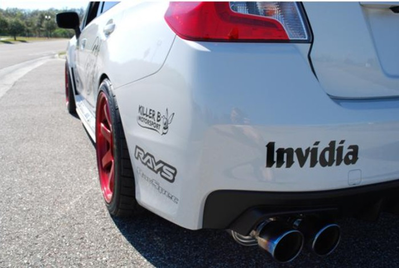 Invidia Q300 Catback Exhaust With Titanium Tips For 15-21 Subaru STI - HS15STIG3T