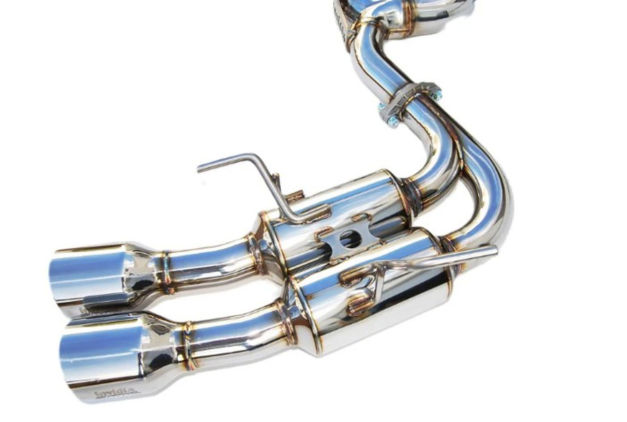 Invidia Gemini R400 Catback Exhaust With Stainless Steel Tips For 15-21 Subaru STI - HS15STIGM4SS