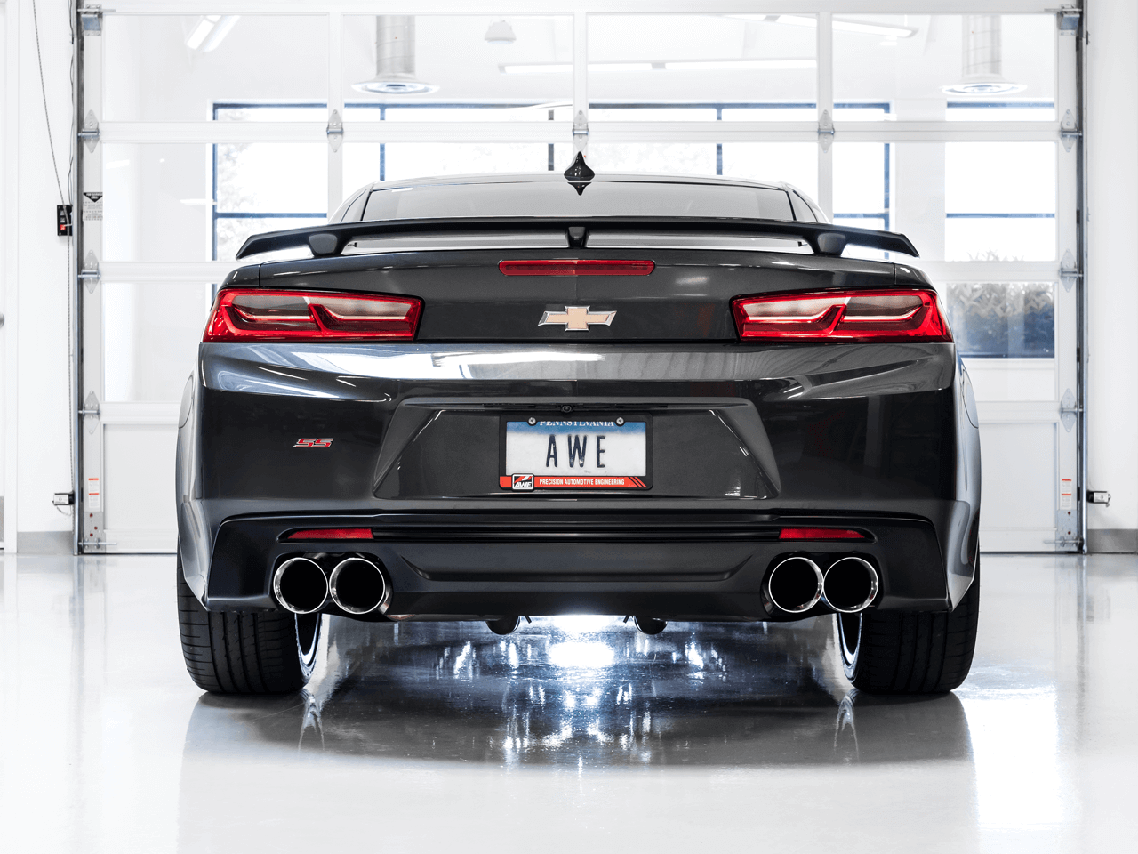 AWE Touring Non-Resonated Exhaust With Chrome Tips For 16-21 Camaro SS - 3020-42068