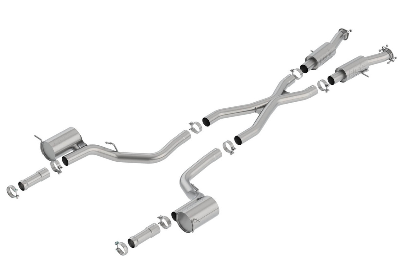 Borla Atak Catback Exhaust 18-21 Jeep Grand Cherokee Trackhawk - 140756