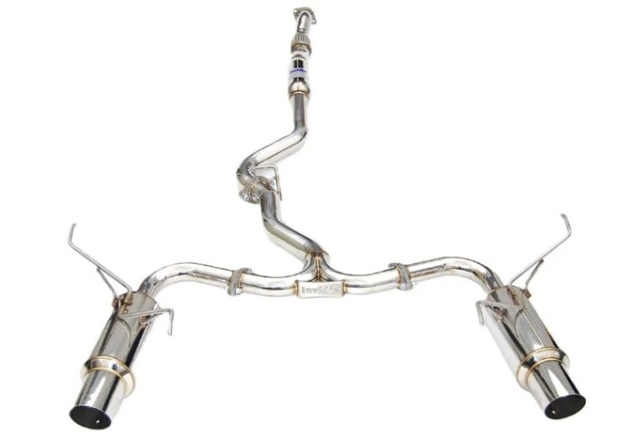 Invidia N1 Catback Exhaust With Stainless Steel Tips For 15-21 Subaru WRX - HS15STIGTP
