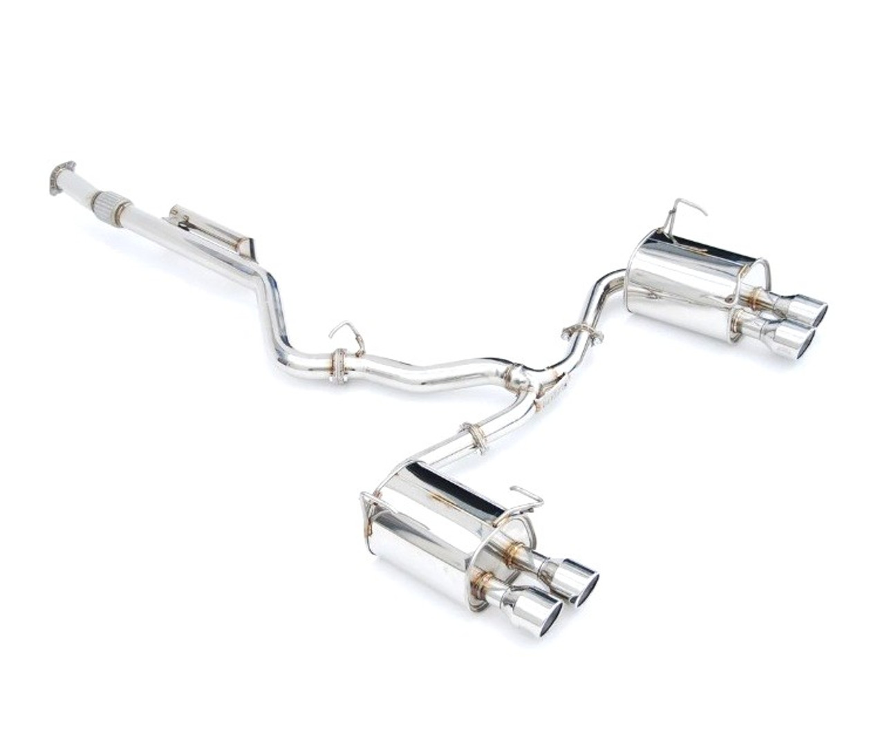 Invidia Q300 Catback Exhaust With Quad Rolled SS Tips For 2022+ Subaru WRX - HS22WRXG3S