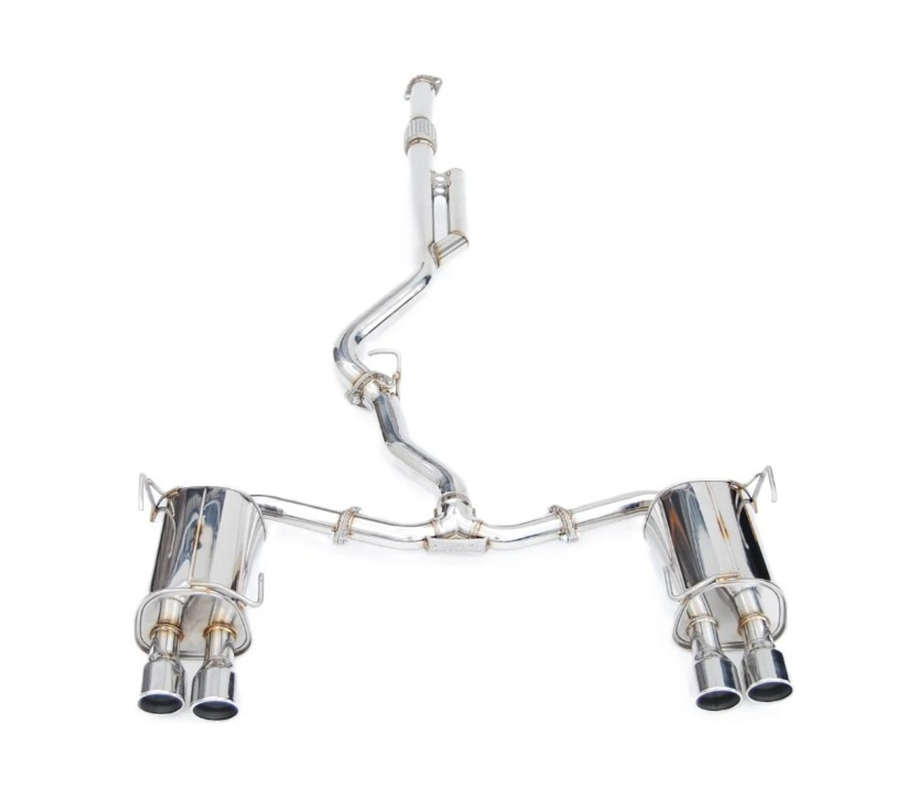 Invidia Q300 Catback Exhaust With Quad Rolled SS Tips For 2022+ Subaru WRX - HS22WRXG3S
