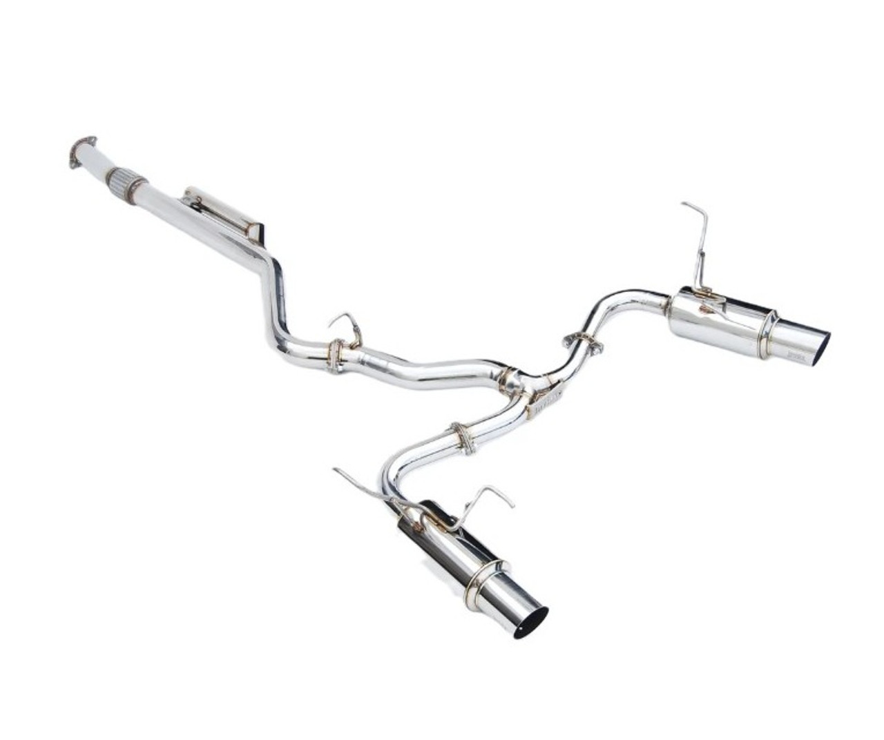 Invidia N1 Catback Exhaust With Stainless Steel Tips For 2022+ Subaru WRX - HS22WRXGTP