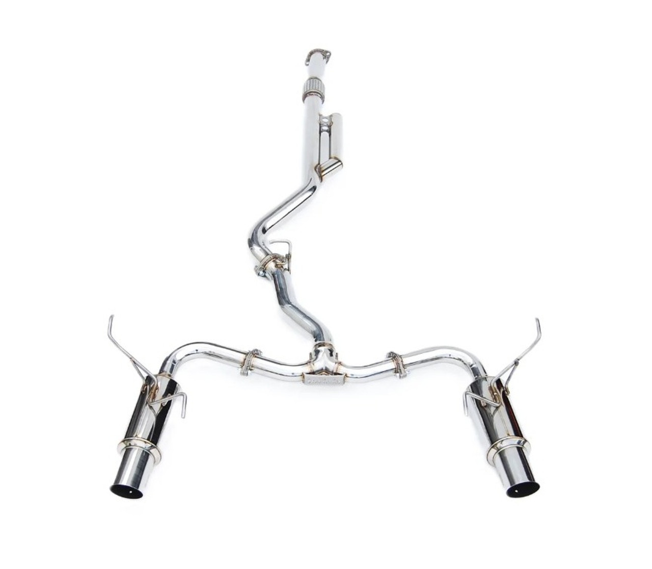 Invidia N1 Catback Exhaust With Stainless Steel Tips For 2022+ Subaru WRX - HS22WRXGTP
