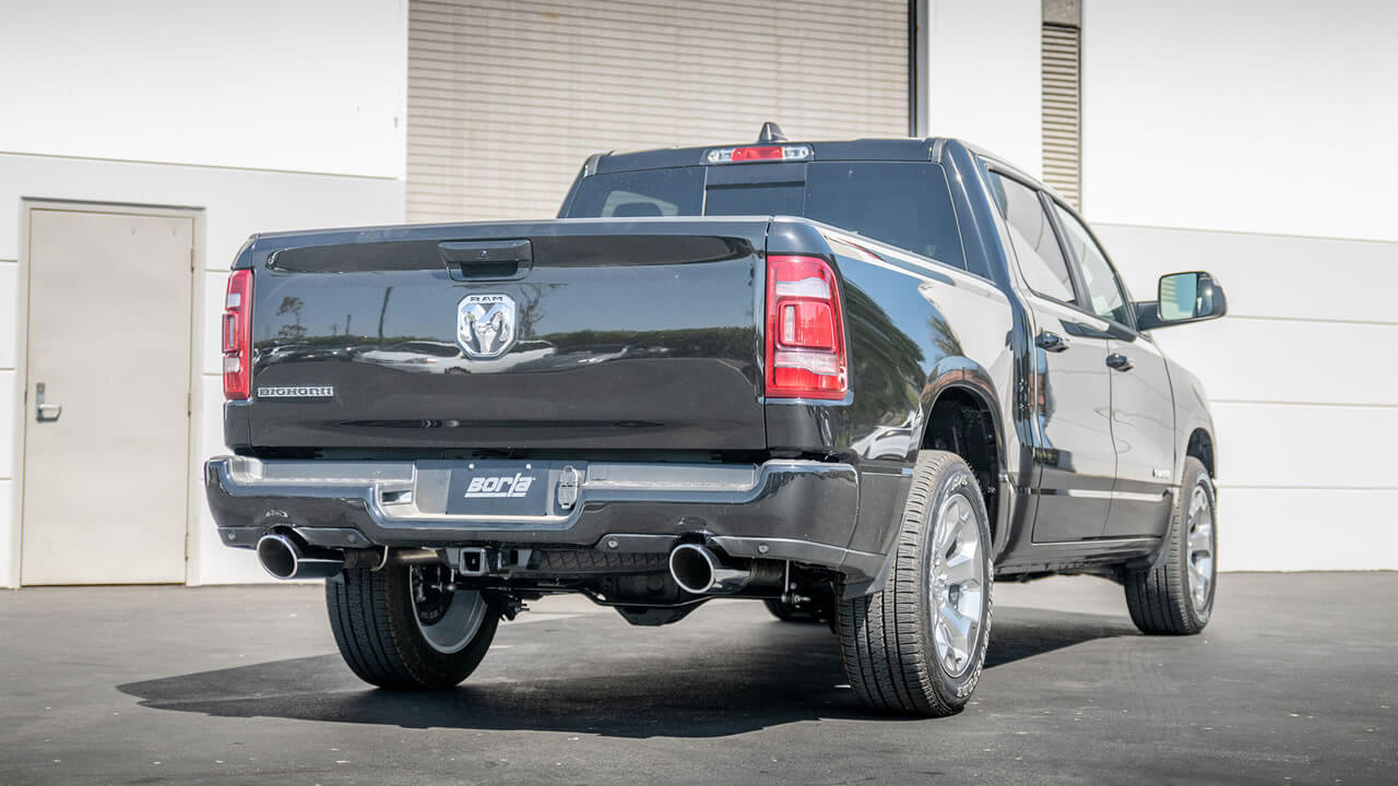 Borla S-Type Catback Exhaust With Silver Tips For 19-22 Ram 1500 5.7L - 140752