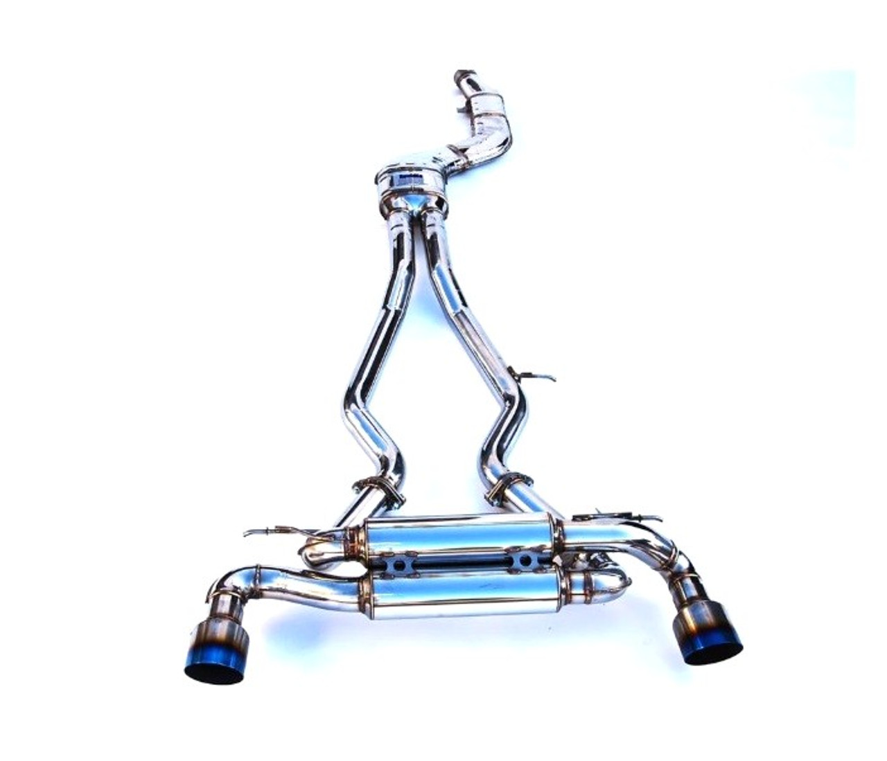 Invidia R400 Catback Exhaust With Titanium Tips For 2020+ Toyota Supra 3.0L - HS19TSP4VGM1GT