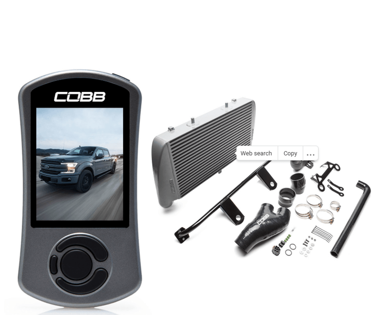 Cobb Stage 2 Power Package Silver With TCM (No Intake) For 17-19 Ford F-150 Ecoboost 3.5L - FOR0060020SL-TCM-NI